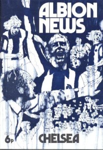 West Brom Albion, quintessential style and good graphic design ca. 1972.